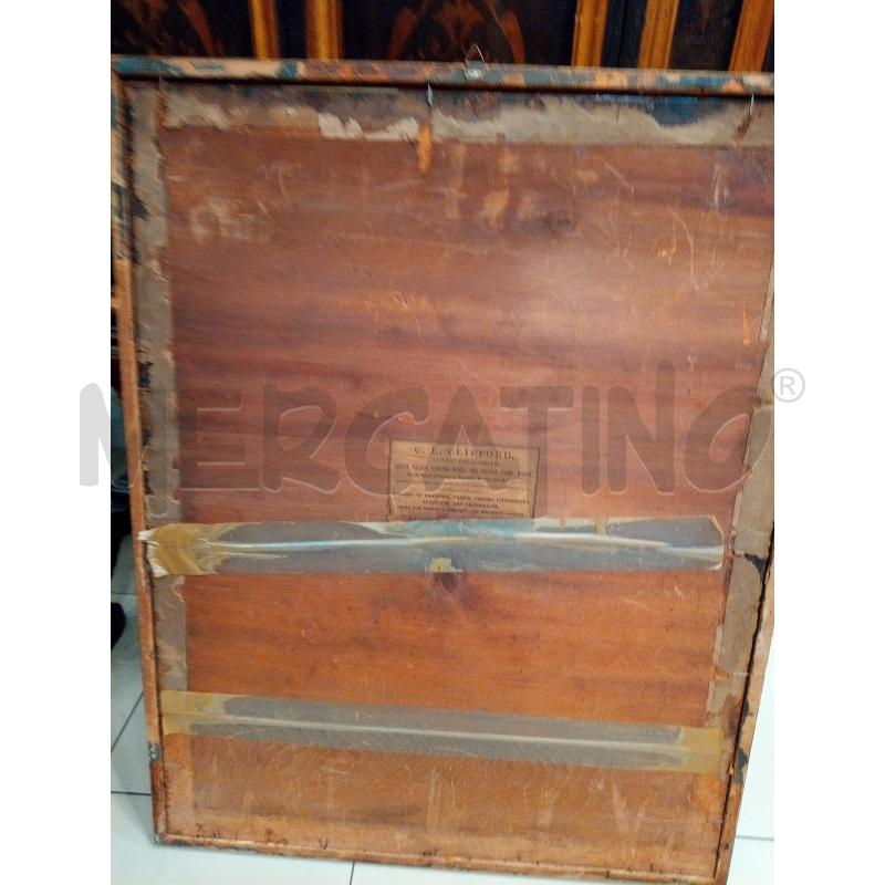 QUADRO ACQUERELLO SCORCIO STRADINA INGLESE  | Mercatino dell'Usato Roma porta maggiore 5