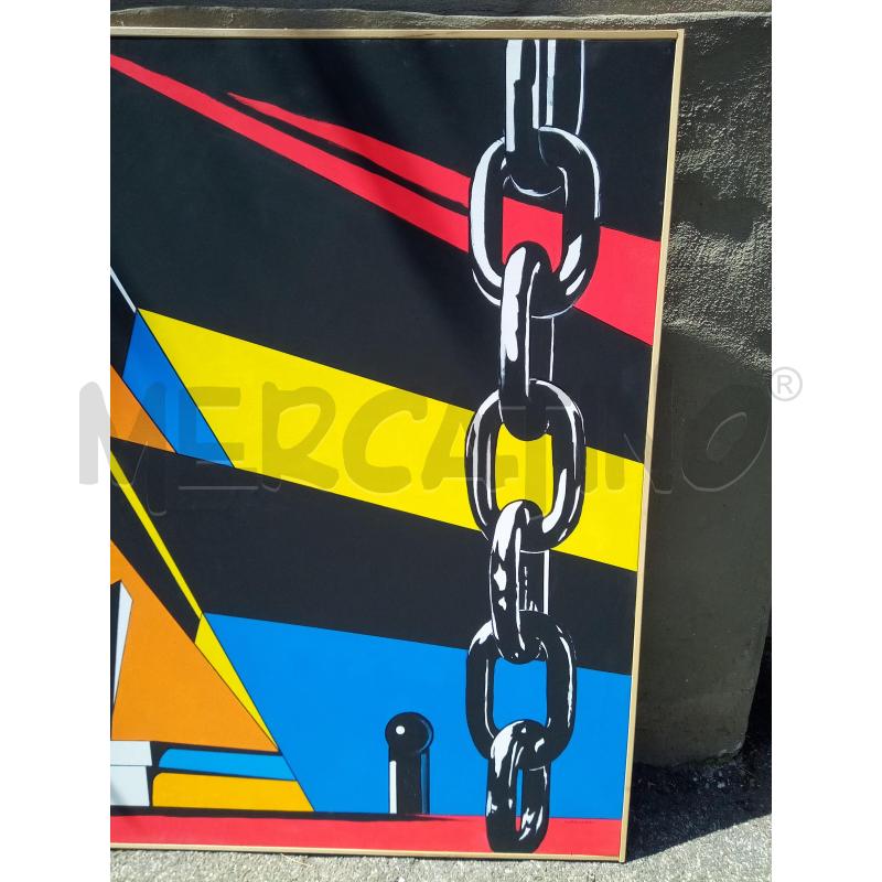QUADRO ACRILICO SU TELA GRANDI PRUE  | Mercatino dell'Usato Roma porta maggiore 2