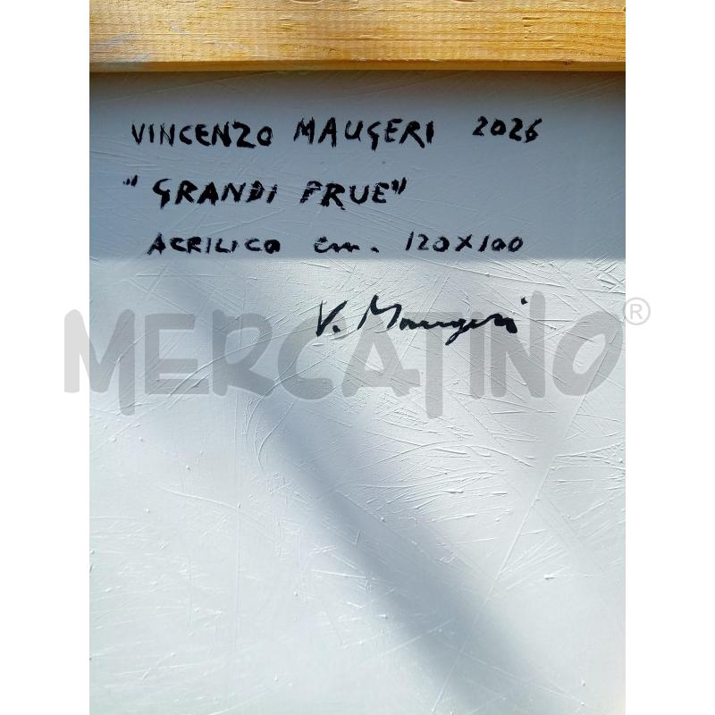 QUADRO ACRILICO SU TELA GRANDI PRUE  | Mercatino dell'Usato Roma porta maggiore 3
