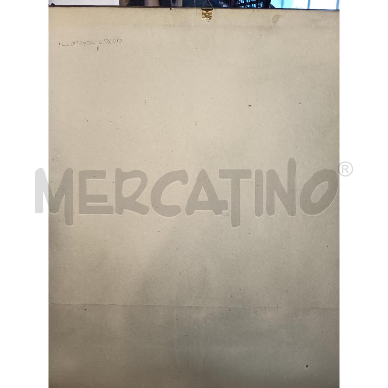 QUADRO BOZZETTO AFFRESCO FIGURA ALLEGORICA CON PUTTO | Mercatino dell'Usato Roma porta maggiore 5