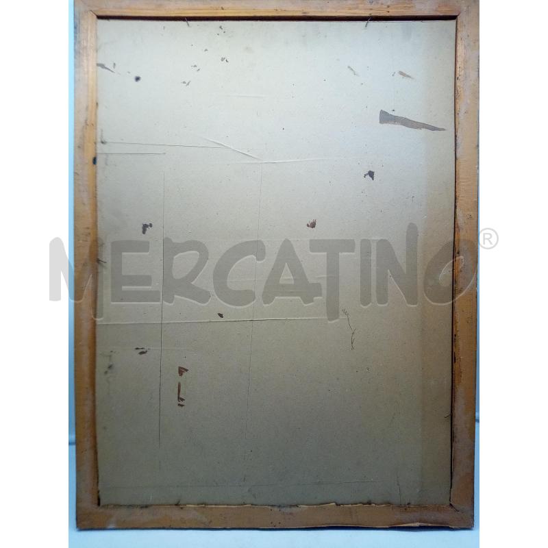 QUADRO CARBOCINO NUDO FEMMINILE DI PROFILO  | Mercatino dell'Usato Roma porta maggiore 5