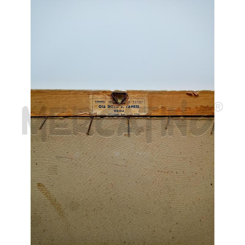 QUADRO CARBONCINI ACQUERELLO PIAZZA MONUM EQUESTRE | Mercatino dell'Usato Roma porta maggiore 3