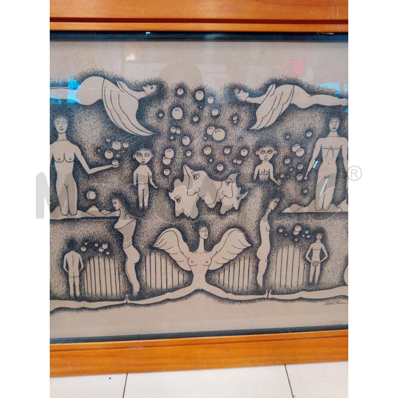 QUADRO CHINA RAPPRESENTAZIONE ONIRICA  | Mercatino dell'Usato Roma porta maggiore 1