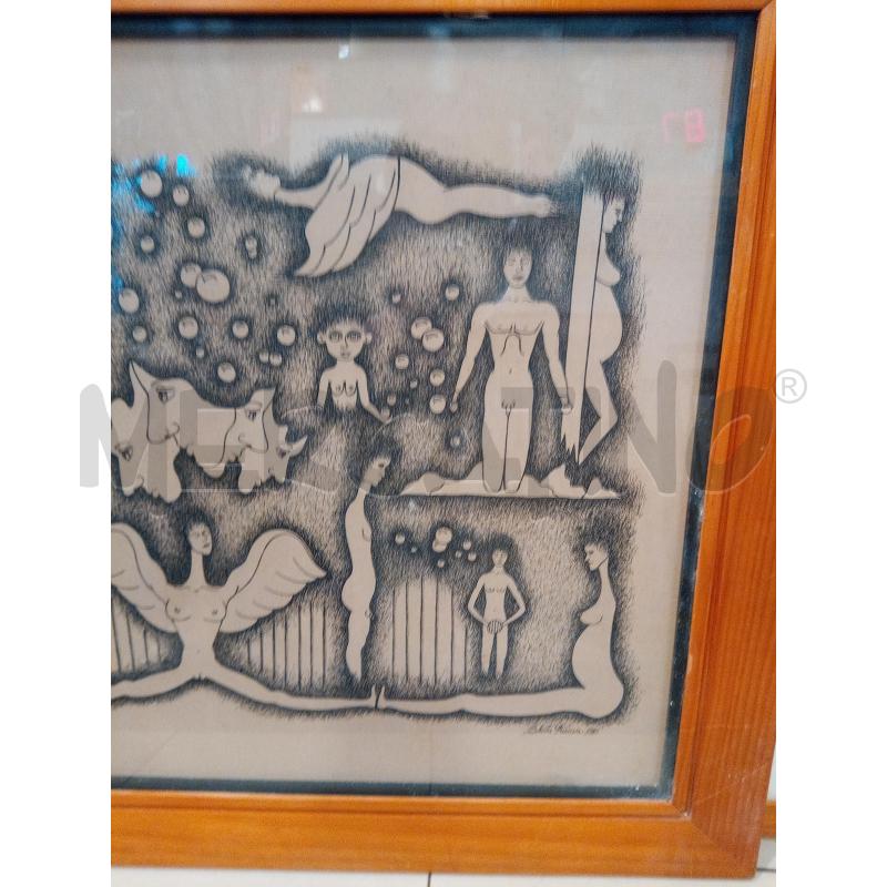 QUADRO CHINA RAPPRESENTAZIONE ONIRICA  | Mercatino dell'Usato Roma porta maggiore 2