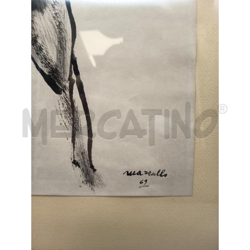 QUADRO CHINA SU CARTA NUDO DI DONNA SCHIENA | Mercatino dell'Usato Roma porta maggiore 3