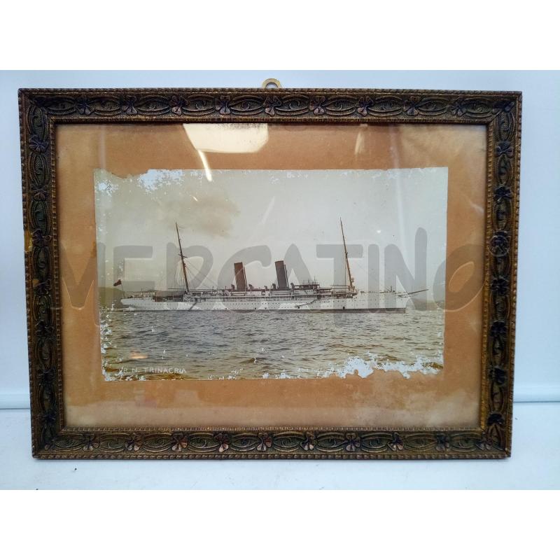 QUADRO FOTO TRINACRIA CORNICE LIBERTY  | Mercatino dell'Usato Roma porta maggiore 1