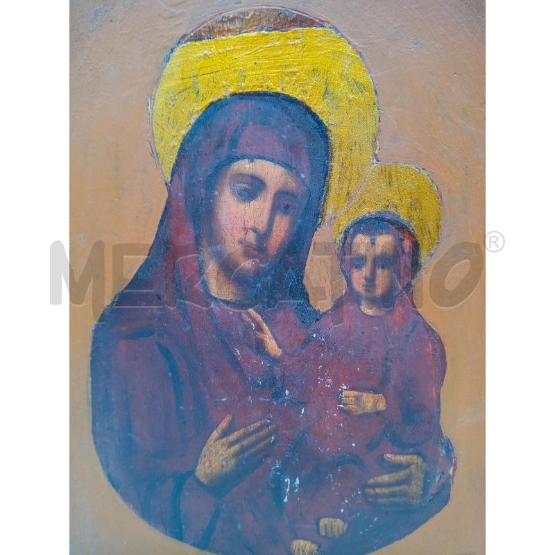 QUADRO ICONA MADONNA CON BAMBINO | Mercatino dell'Usato Roma porta maggiore 2