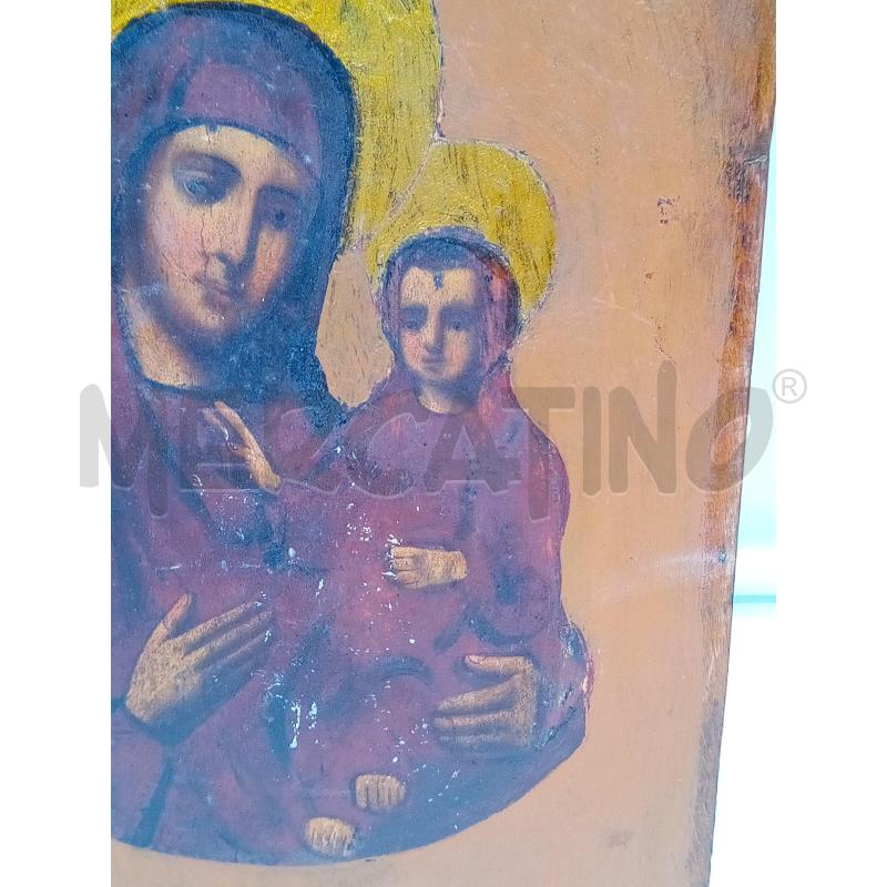 QUADRO ICONA MADONNA CON BAMBINO | Mercatino dell'Usato Roma porta maggiore 3