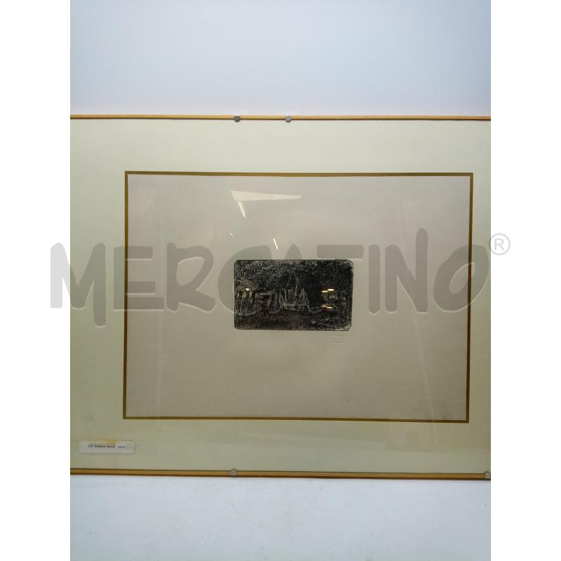 QUADRO INCISIONE ANGOLO DELL'ORTO | Mercatino dell'Usato Roma porta maggiore 1