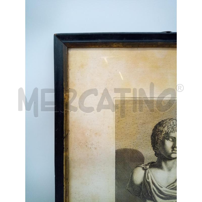 QUADRO INCISIONE ANTINOUS  | Mercatino dell'Usato Roma porta maggiore 3