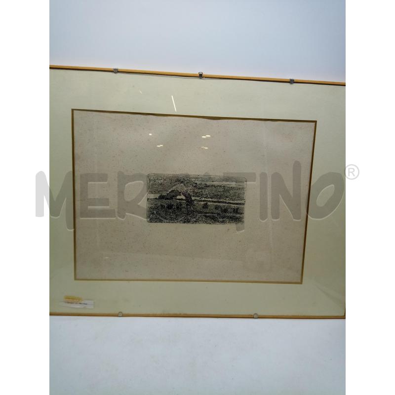 QUADRO INCISIONE LAVORI IN MAREMMA | Mercatino dell'Usato Roma porta maggiore 1