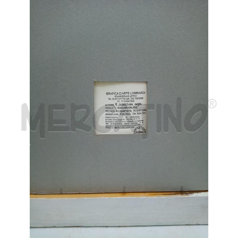 QUADRO INCISIONE L'AUTOAPOCALIPSE | Mercatino dell'Usato Roma porta maggiore 5