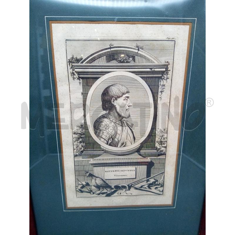 QUADRO INCISIONE MATTEUS SECUNDUS | Mercatino dell'Usato Roma porta maggiore 2