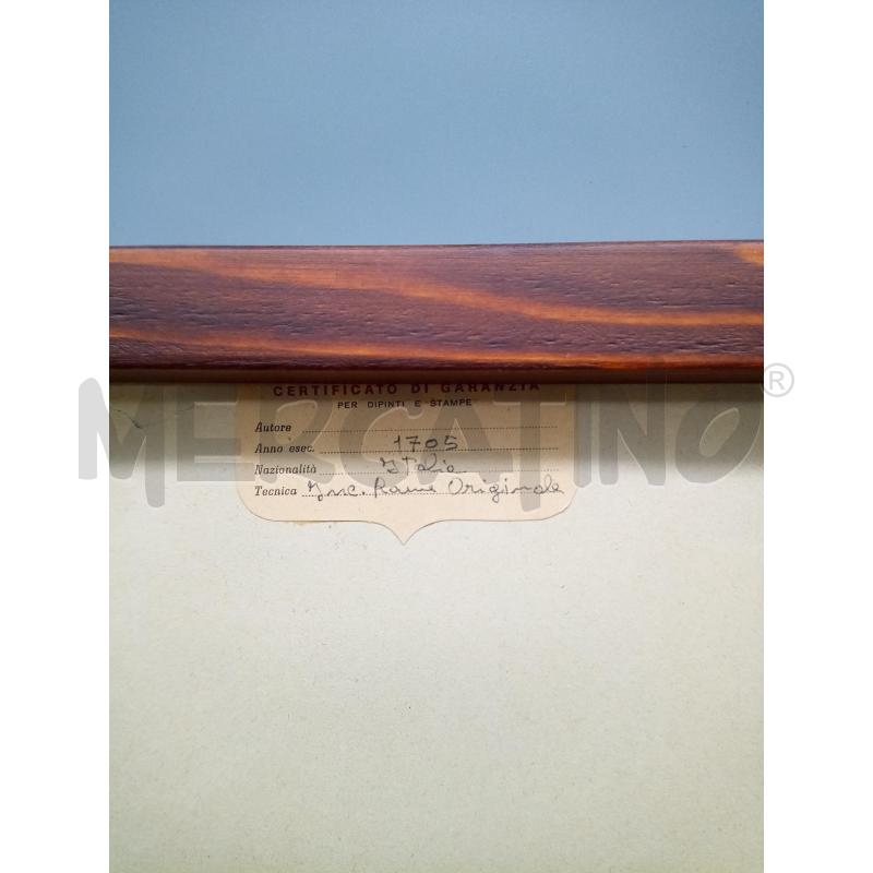 QUADRO INCISIONE MATTEUS SECUNDUS | Mercatino dell'Usato Roma porta maggiore 4