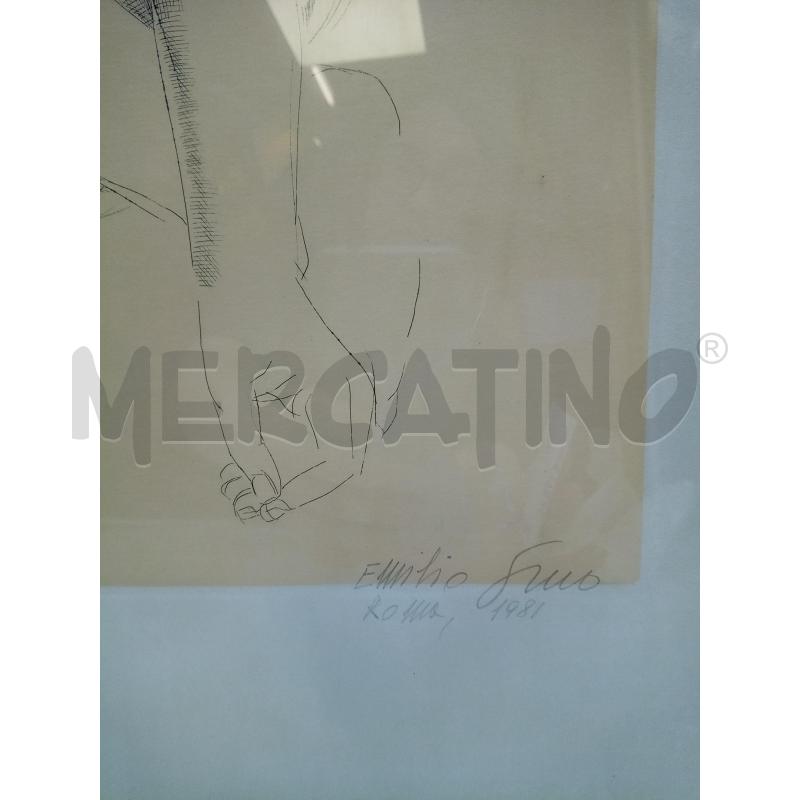 QUADRO INCISIONE NUDO FEMMINILE | Mercatino dell'Usato Roma porta maggiore 2