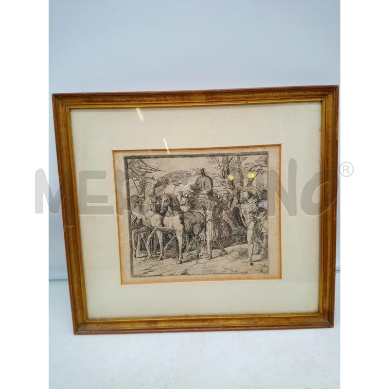 QUADRO INCISIONE PECCATO ORIGINALE EPOCA | Mercatino dell'Usato Roma porta maggiore 1