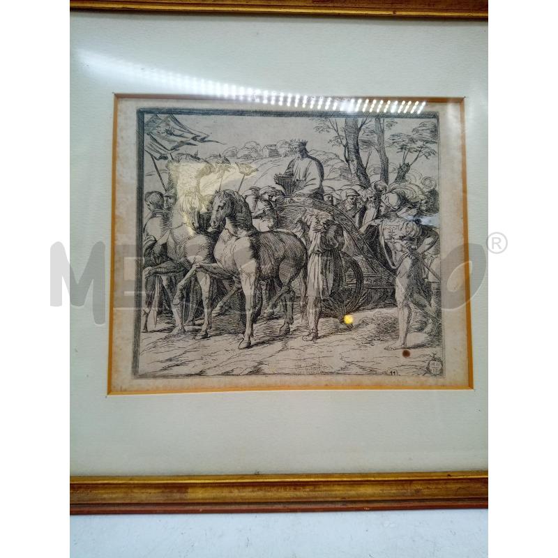 QUADRO INCISIONE PECCATO ORIGINALE EPOCA | Mercatino dell'Usato Roma porta maggiore 2