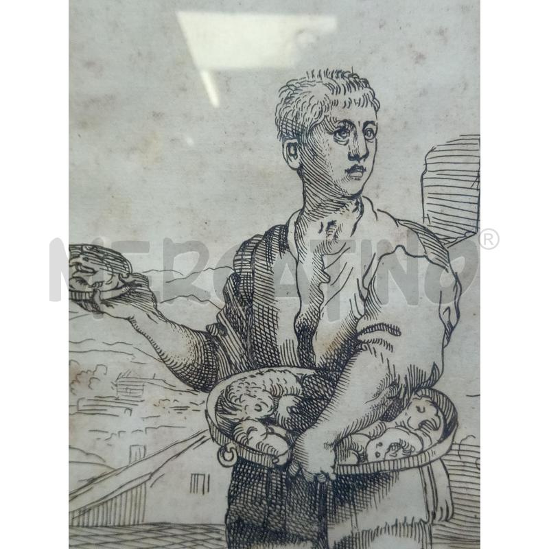 QUADRO INCISIONE SGUATTERO EPOCA | Mercatino dell'Usato Roma porta maggiore 4