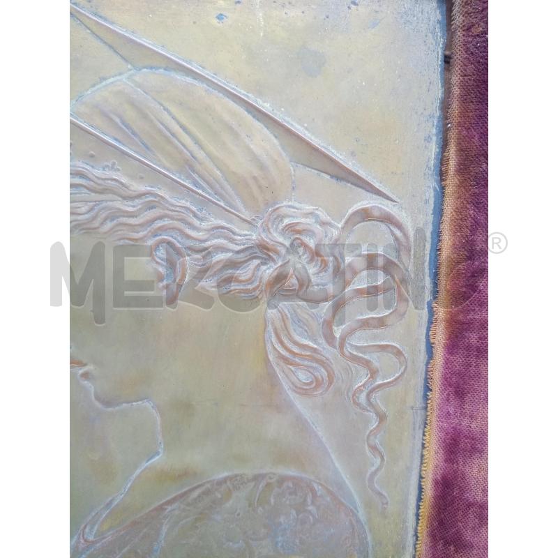 QUADRO LASTRA RAME PROFILO DONNA A SBALZO | Mercatino dell'Usato Roma porta maggiore 3