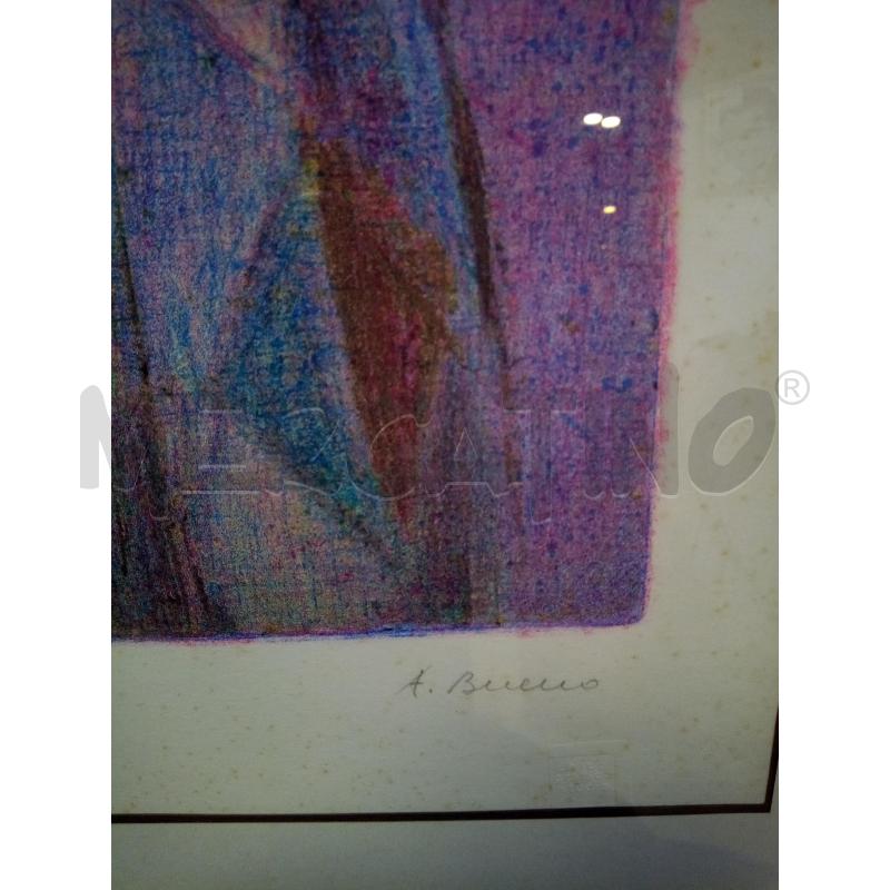 QUADRO LITOGRAFIA ARLECCHINO | Mercatino dell'Usato Roma porta maggiore 4