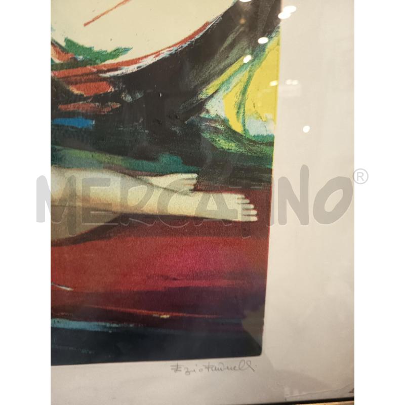QUADRO LITO DONNA NUDA STESA | Mercatino dell'Usato Roma porta maggiore 2