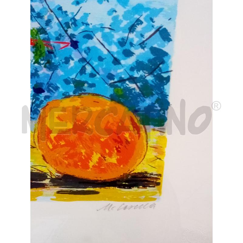 QUADRO LITO VASO FIORITO SFONDO MARE | Mercatino dell'Usato Roma porta maggiore 3