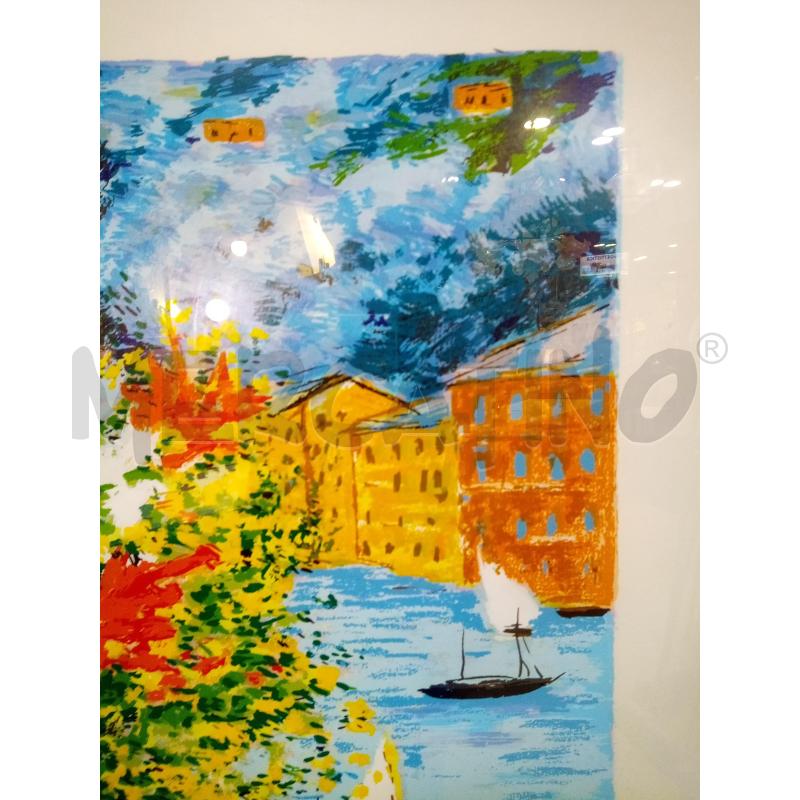 QUADRO LITO VASO FIORITO SFONDO MARE | Mercatino dell'Usato Roma porta maggiore 5