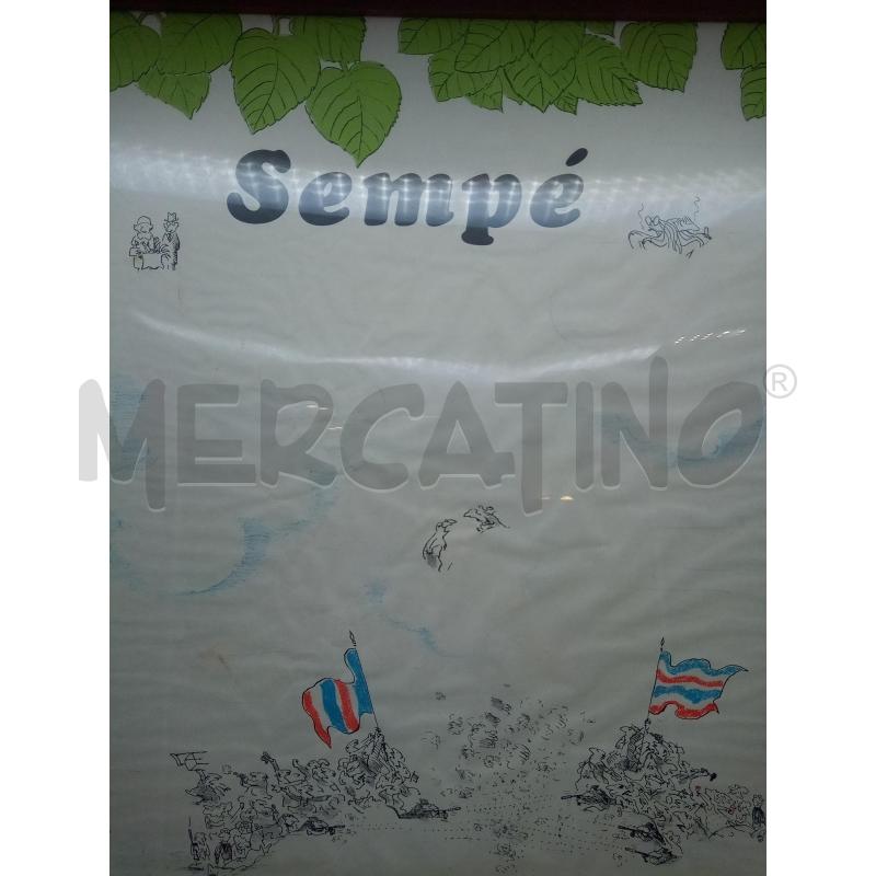 QUADRO LOCANDINA ANNI 70 SEMPÈ | Mercatino dell'Usato Roma porta maggiore 3