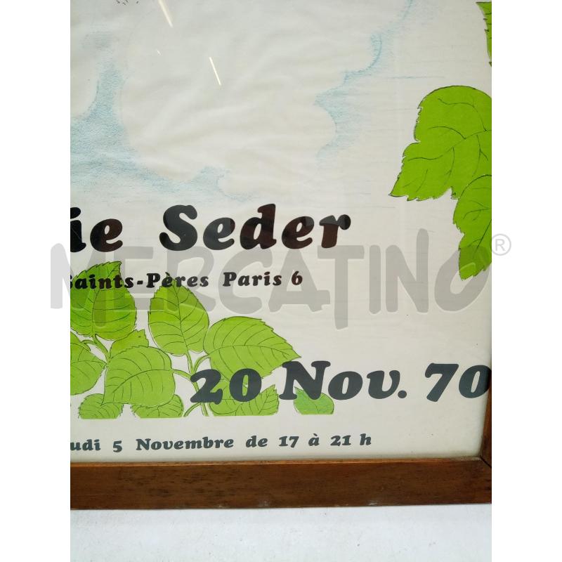 QUADRO LOCANDINA ANNI 70 SEMPÈ | Mercatino dell'Usato Roma porta maggiore 4