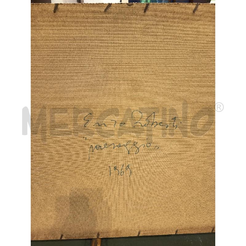 QUADRO MATERICO PAESAGGIO COLLINE | Mercatino dell'Usato Roma porta maggiore 5
