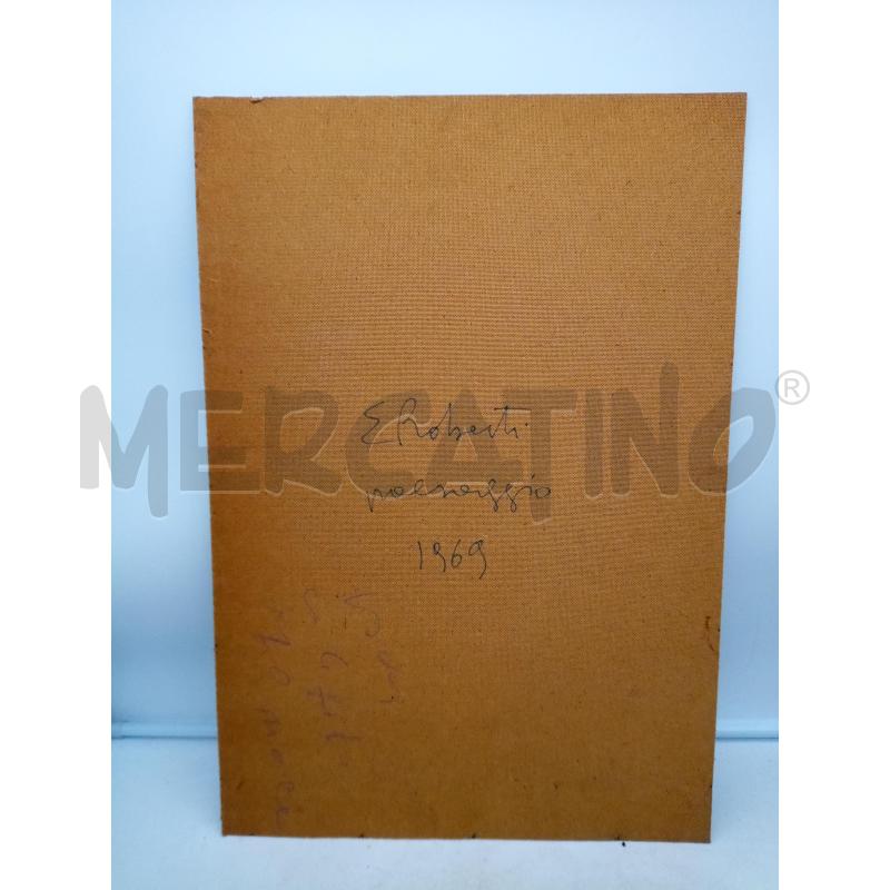 QUADRO MATERICO PALAZZI CIELO NUVOLOSO | Mercatino dell'Usato Roma porta maggiore 4