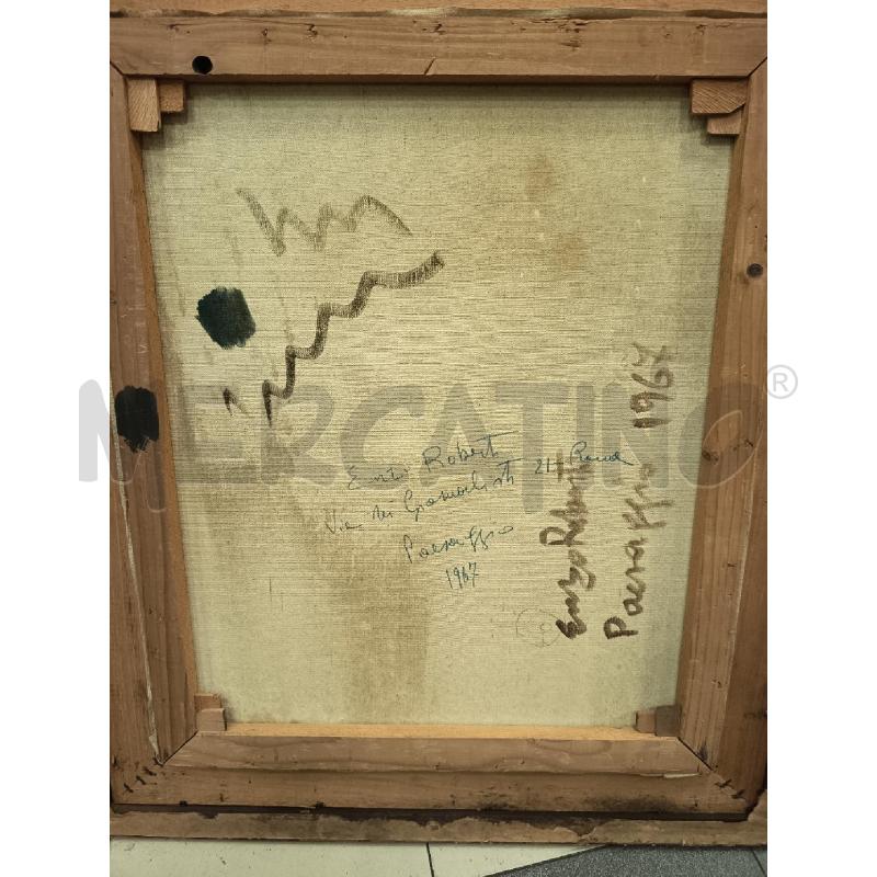 QUADRO MATERICO STRADA NEL BOSCO | Mercatino dell'Usato Roma porta maggiore 4