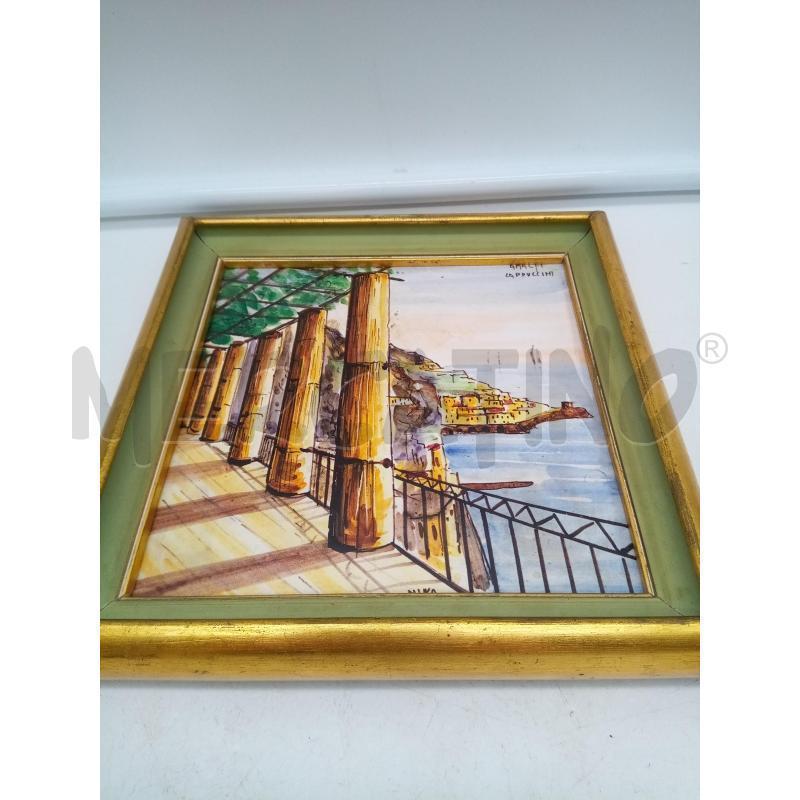 QUADRO MATTONELLA AMALFI CAPPUCCINI  | Mercatino dell'Usato Roma porta maggiore 1