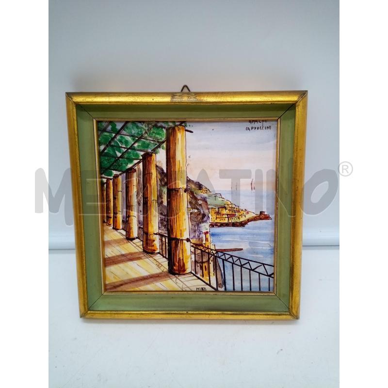 QUADRO MATTONELLA AMALFI CAPPUCCINI  | Mercatino dell'Usato Roma porta maggiore 2