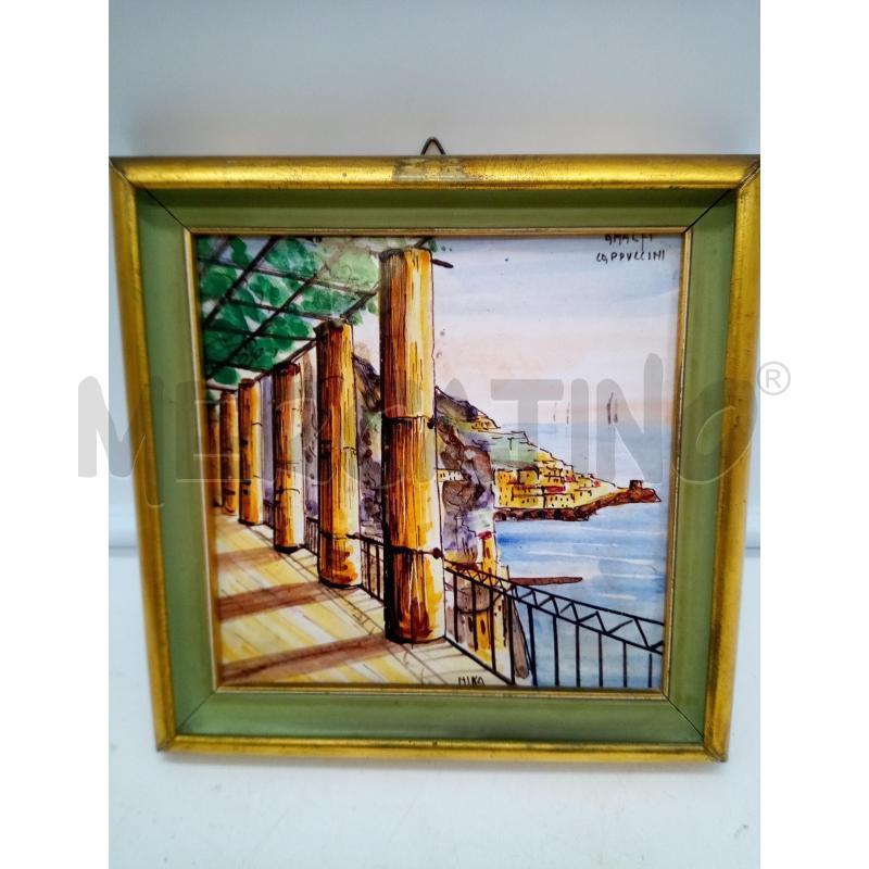 QUADRO MATTONELLA AMALFI CAPPUCCINI  | Mercatino dell'Usato Roma porta maggiore 5
