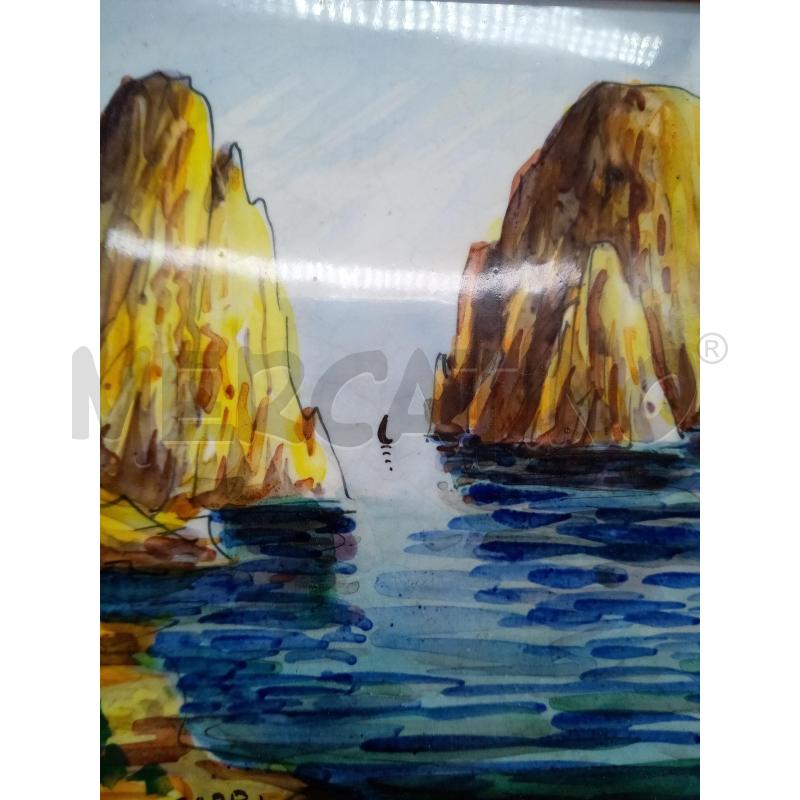 QUADRO MATTONELLA CAPRI  | Mercatino dell'Usato Roma porta maggiore 3