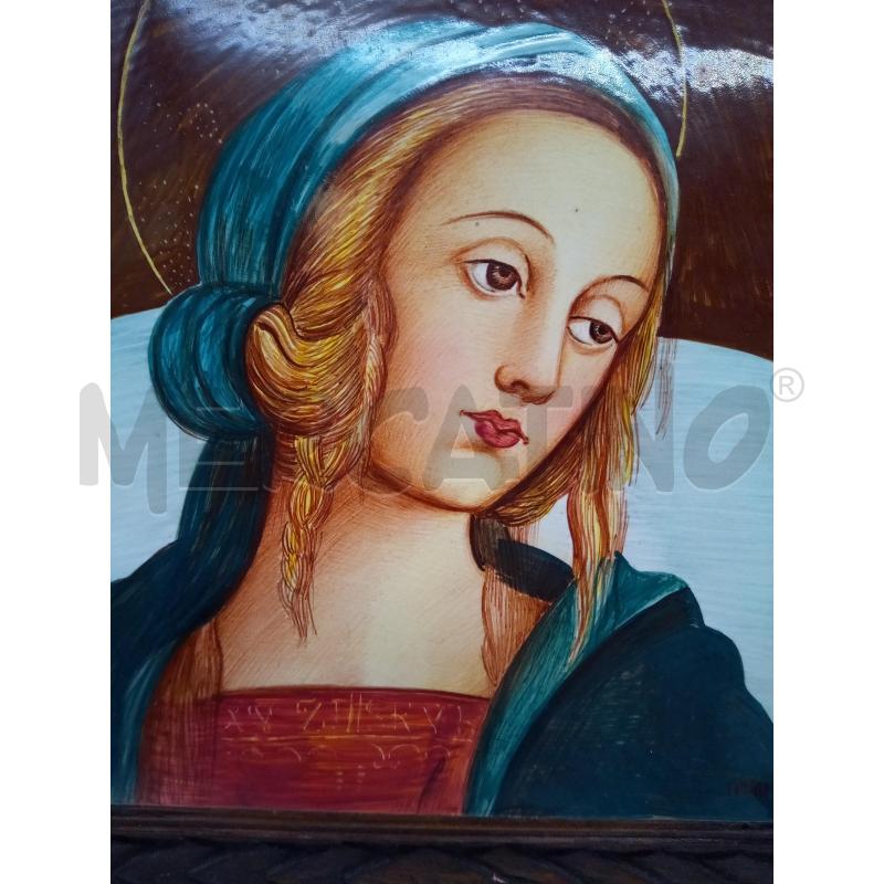 QUADRO MATTONELLA CERAMICA GUALDO TADINO MADONNA | Mercatino dell'Usato Roma porta maggiore 2