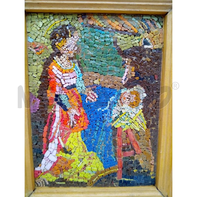 QUADRO MOSAICO SCENA NATIVITÀ | Mercatino dell'Usato Roma porta maggiore 2