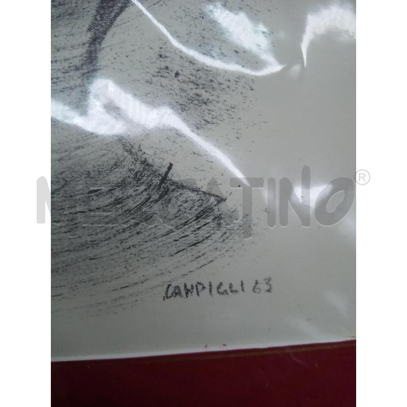 QUADRO MULTIPLO VOLTO DONNA B/N | Mercatino dell'Usato Roma porta maggiore 4