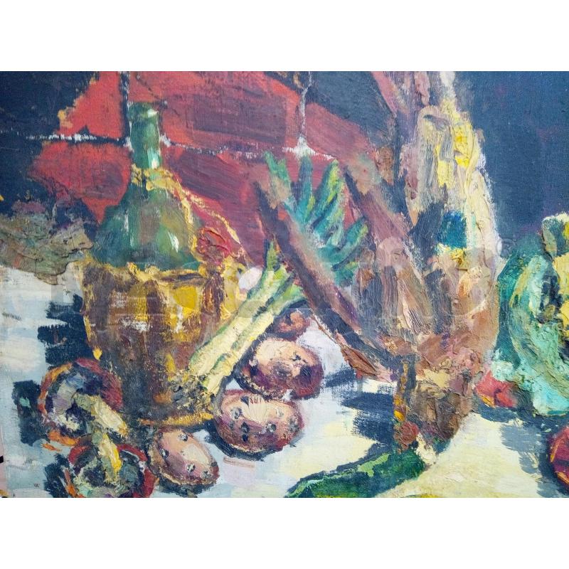 QUADRO OLIO MATERICO NAT MORTA CON ANATRA | Mercatino dell'Usato Roma porta maggiore 3