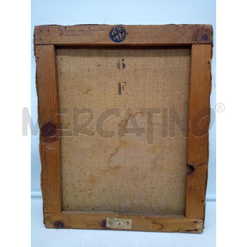 QUADRO OLIO MATERICO VEDUTA STRADA MONTANA | Mercatino dell'Usato Roma porta maggiore 5