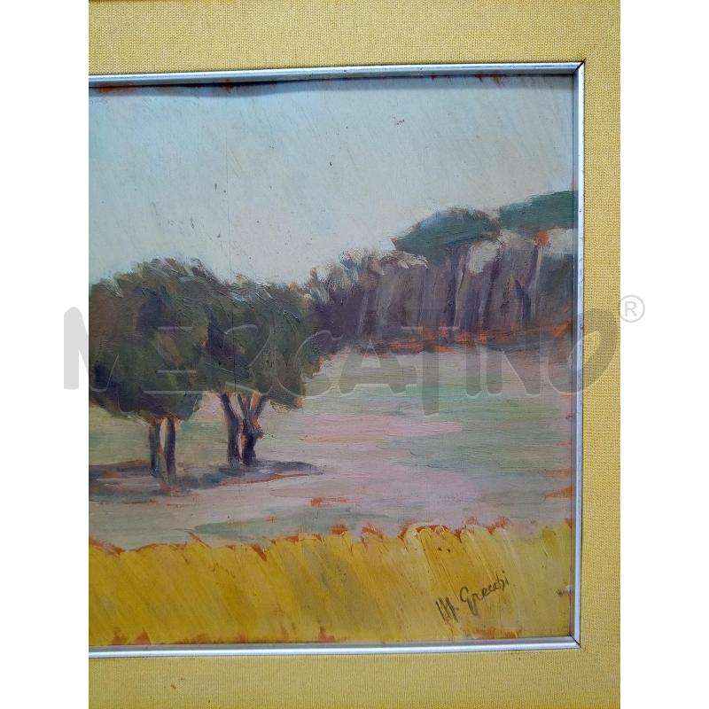 QUADRO OLIO SUTELA ALBERI | Mercatino dell'Usato Roma porta maggiore 3