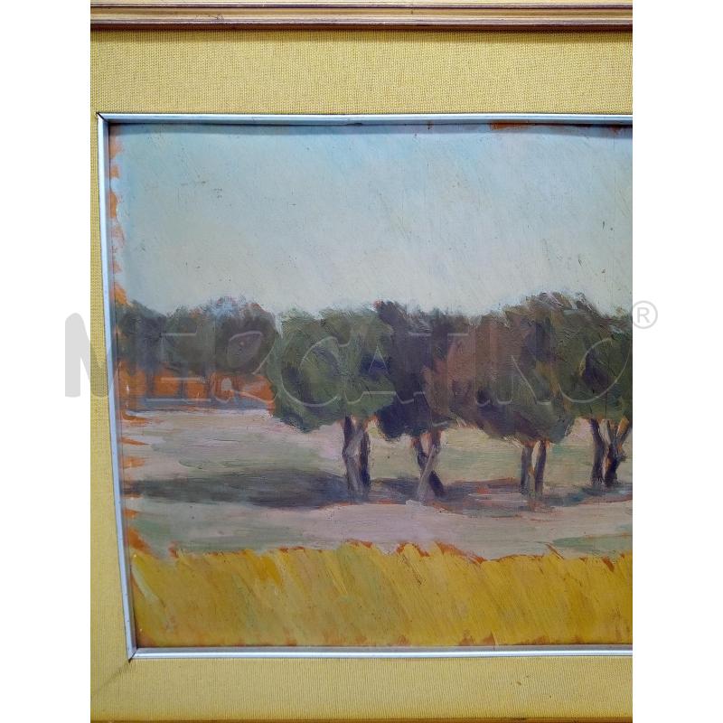 QUADRO OLIO SUTELA ALBERI | Mercatino dell'Usato Roma porta maggiore 4