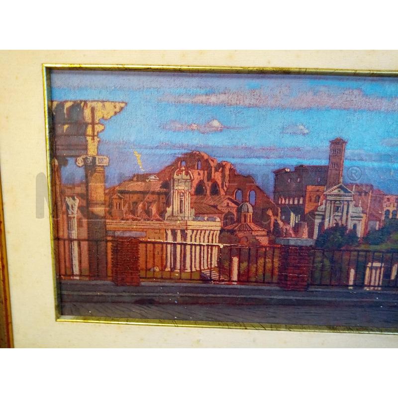 QUADRO OLIO SUTELA SCORCIO ROMANO ROVINE  | Mercatino dell'Usato Roma porta maggiore 2