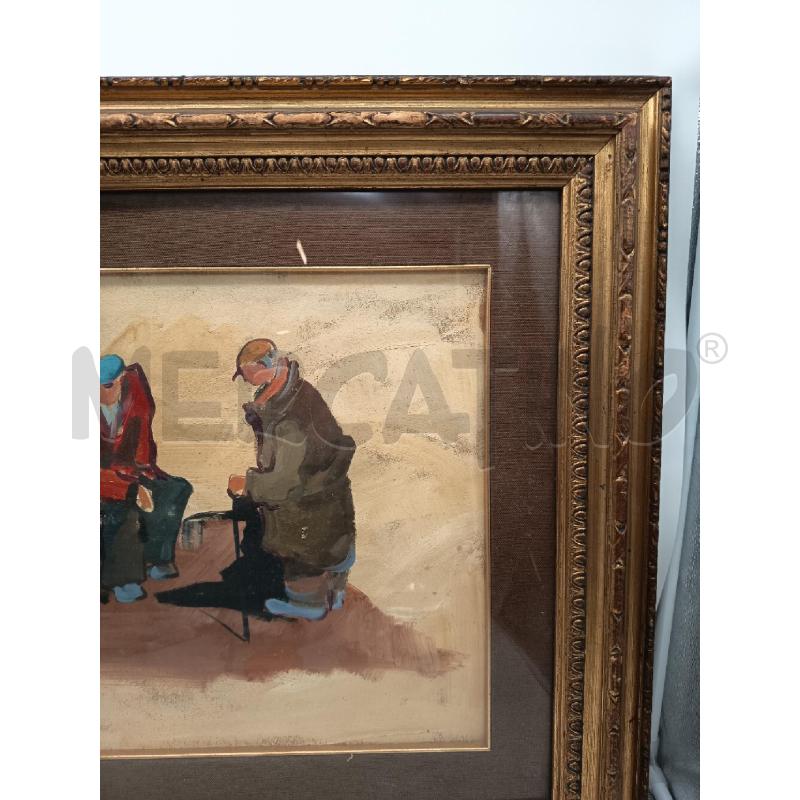 QUADRO OLIO SU COMPENSATO VECCHIMNI  | Mercatino dell'Usato Roma porta maggiore 3