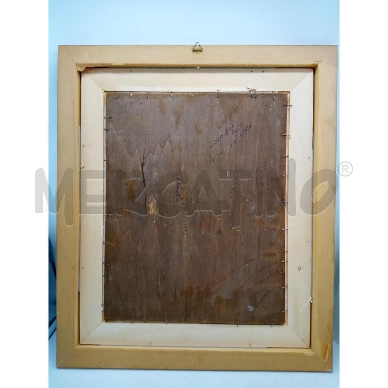 QUADRO OLIO SU PANNELLO MULTISTRATO VECCHIETTO CERAMISTA  | Mercatino dell'Usato Roma porta maggiore 5