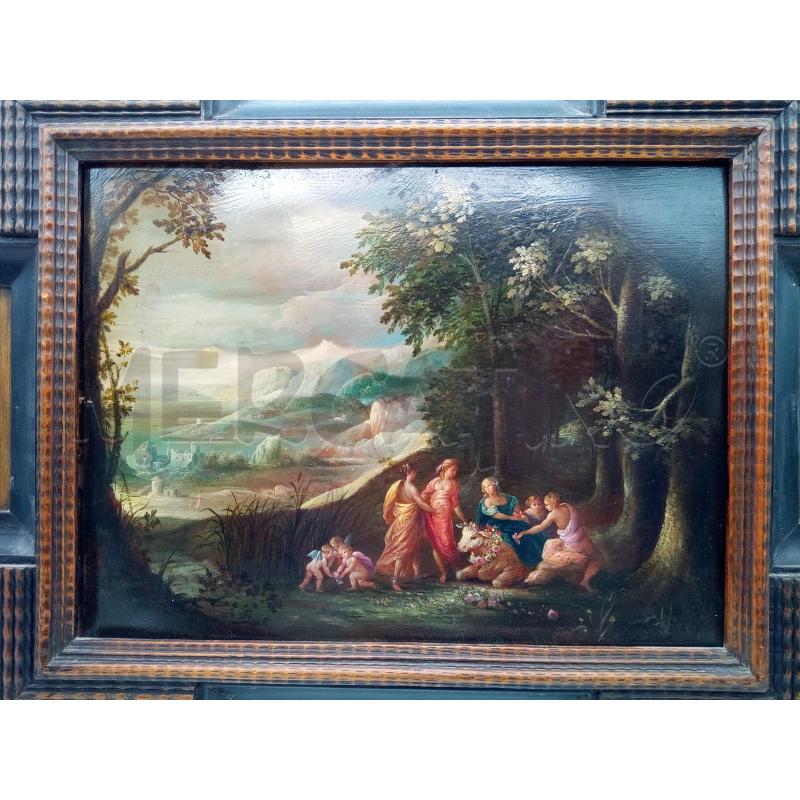 QUADRO OLIO SU RAME IL RATTO DI EUROPA | Mercatino dell'Usato Roma porta maggiore 2