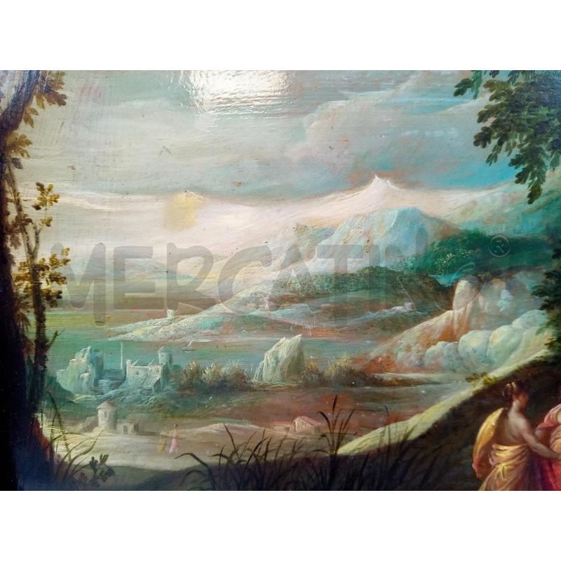 QUADRO OLIO SU RAME IL RATTO DI EUROPA | Mercatino dell'Usato Roma porta maggiore 4