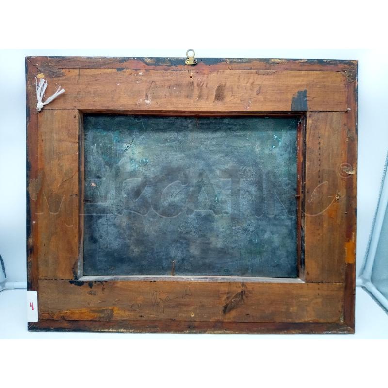 QUADRO OLIO SU RAME IL RATTO DI EUROPA | Mercatino dell'Usato Roma porta maggiore 5