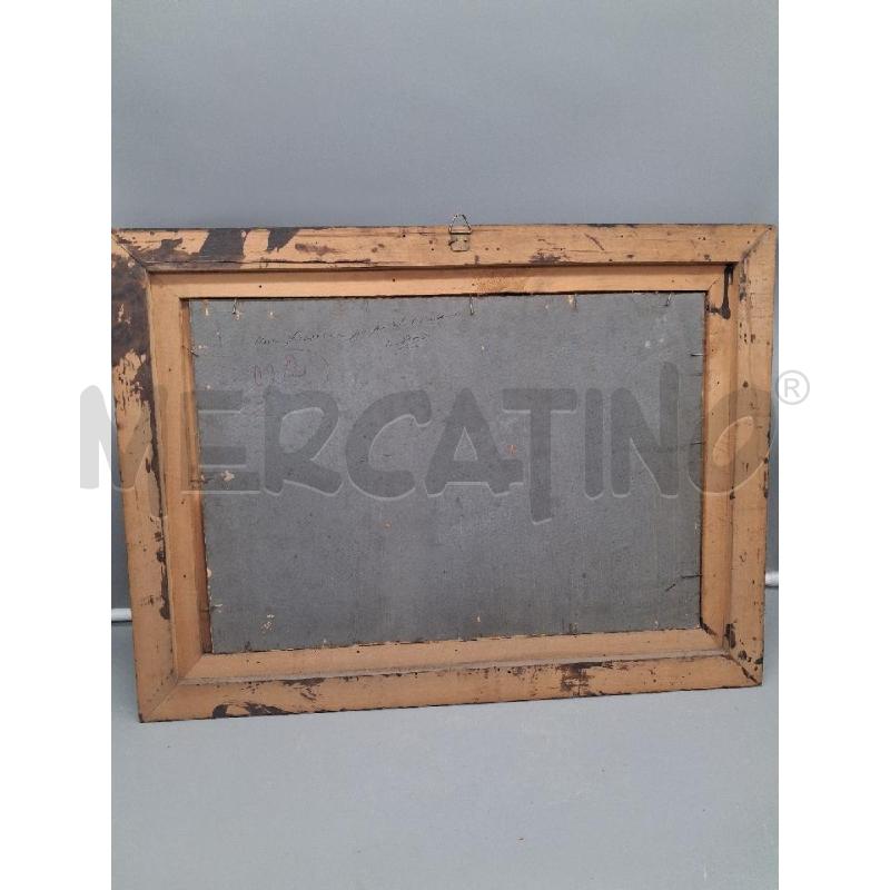QUADRO OLIO SU TAVOLA ANNI 30 ANZIANA NELLA CAMPAGNA | Mercatino dell'Usato Roma porta maggiore 5